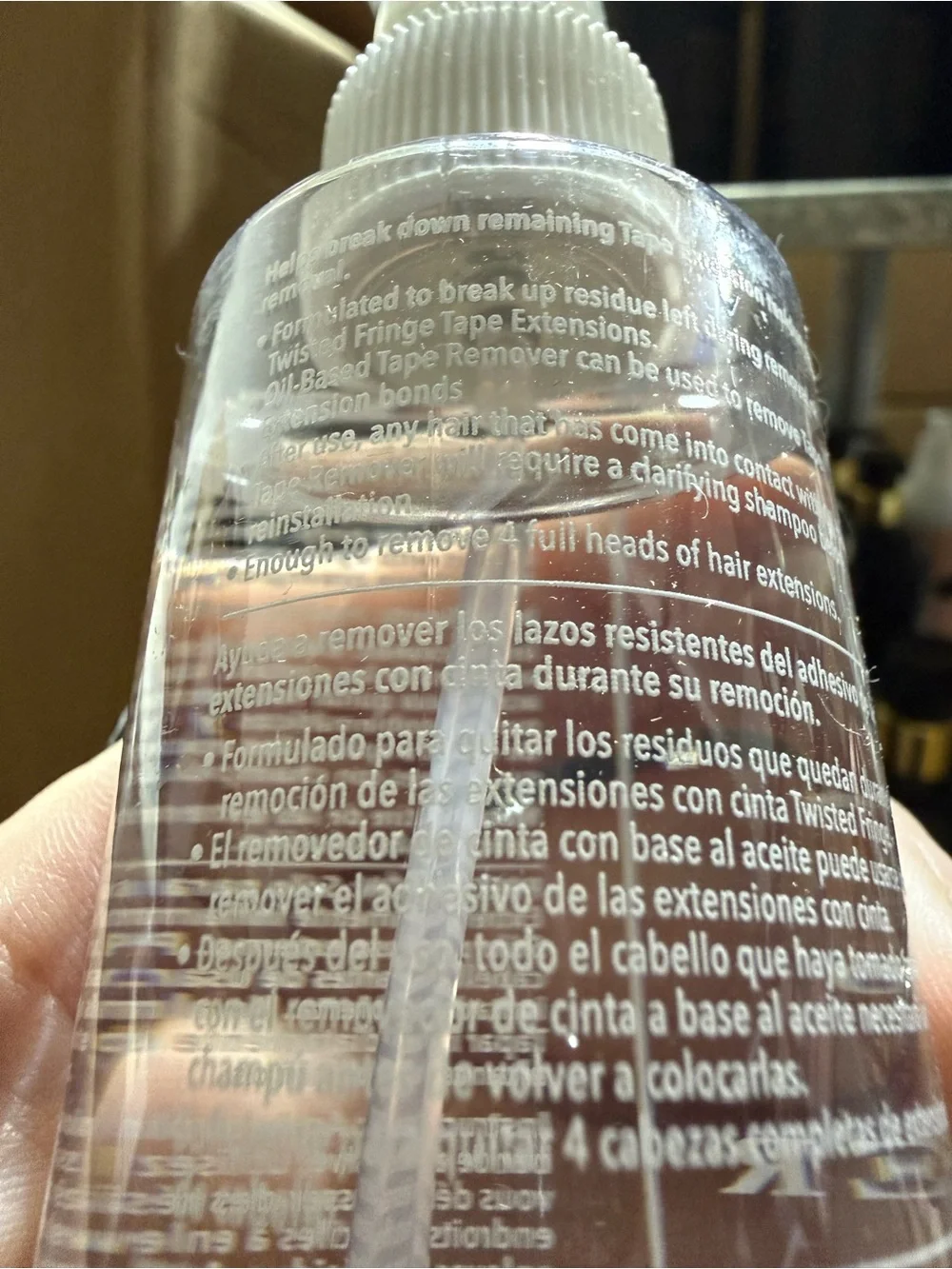 Oil-Based Tape Remover Spray — Clear